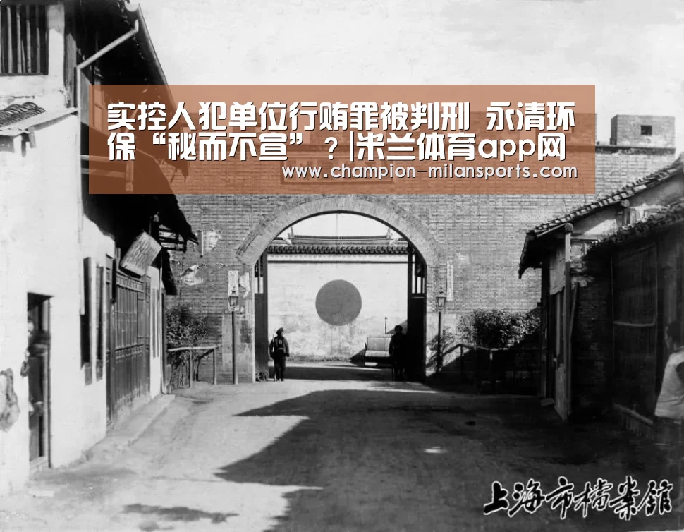 实控人犯单位行贿罪被判刑 永清环保“秘而不宣”?|米兰体育app网址(图1) 米兰体育全站下载